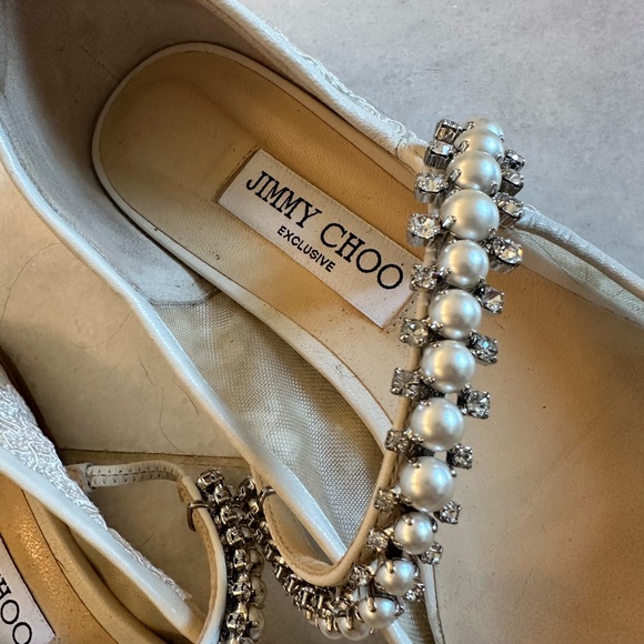 Jimmy Choo love lace flat size 40.5 - Picture 2 of 4